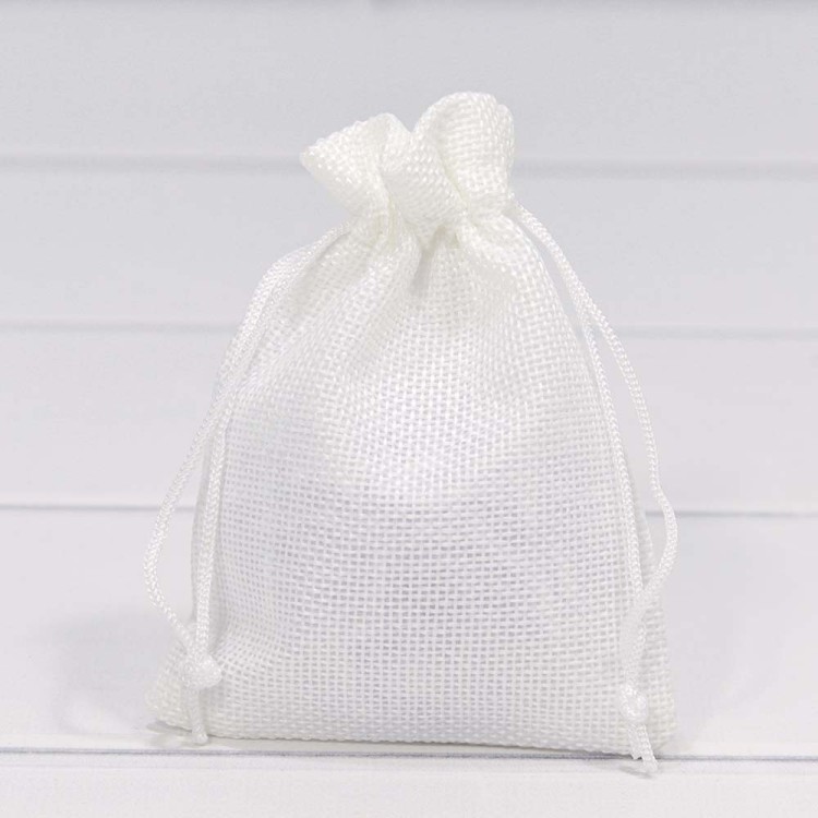 000809I/5 Мешочки из искусственного льна 9*12 см белый 1/50 1/2000 000809I/5 Мешочки из искусственного льна 9*12 см белый 1/50 1/2000