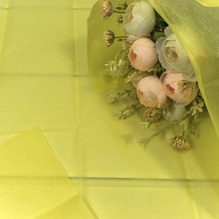 000100/16 Бумага в листах "Тишью" 50*66 (10 шт.) Жёлтый 1/250