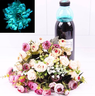 1400010 Краска для живых цветов Бирюзовая 1 л 1/1