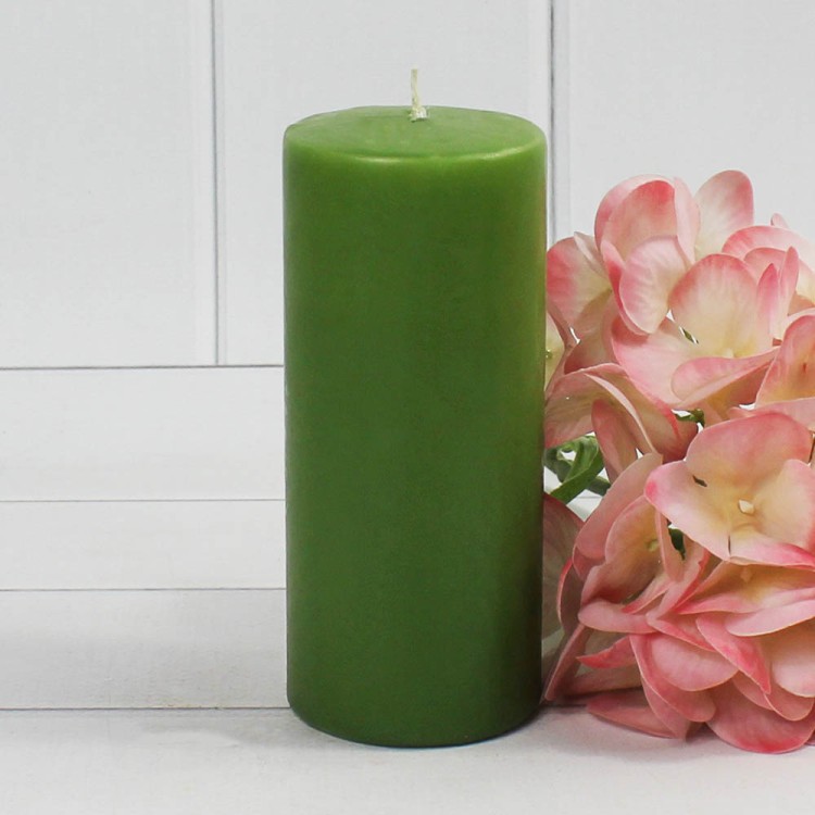 1381580600 Цилиндр 50 Н120 свеча парафиновая, зеленый, шт