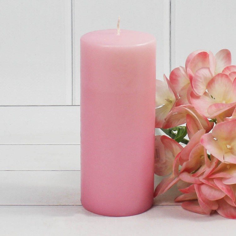 1381582300 Цилиндр 50 Н120 свеча парафиновая, светло-розовый, шт