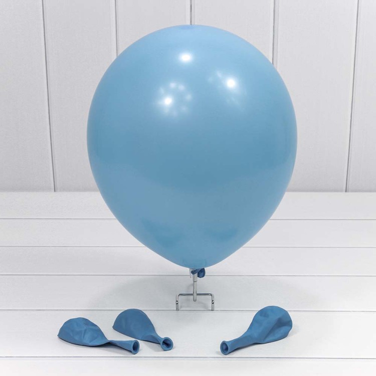 12300/11 Шарики воздушные из латекса "Пастель" 12"/30см (100 шт.) 2,8г Голубой 1/50