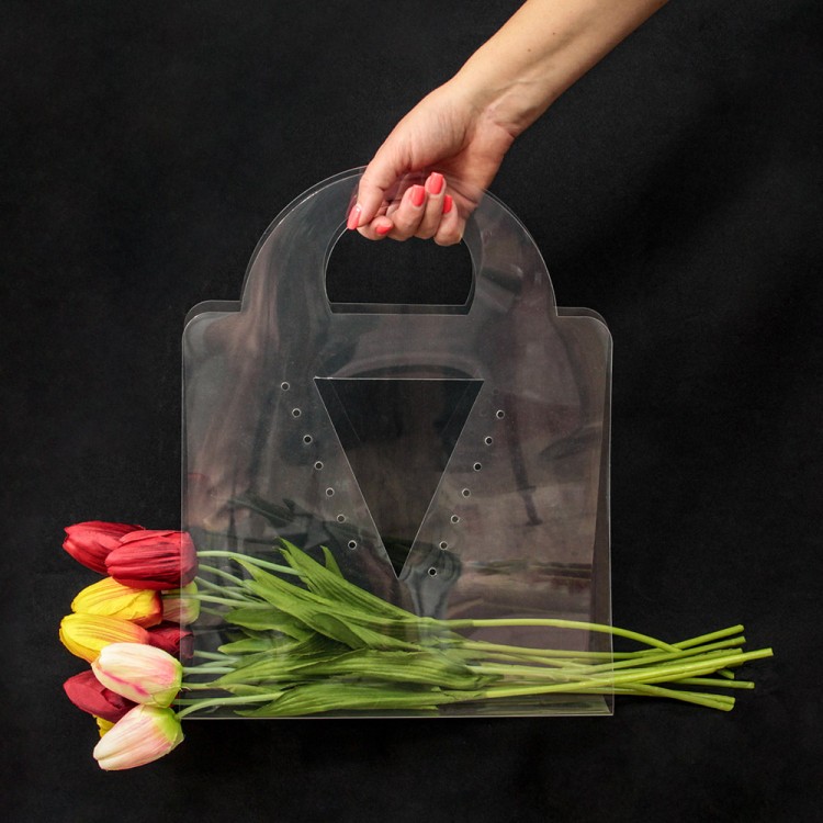 000916-4 Переноска для цветов 18,5*8*24,5 916 600мкм 1/10 1/200