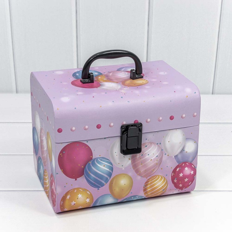 7202910/2 Коробки "Чемодан" Набор 1/2 22*17*17,8 Сиреневый 1/18