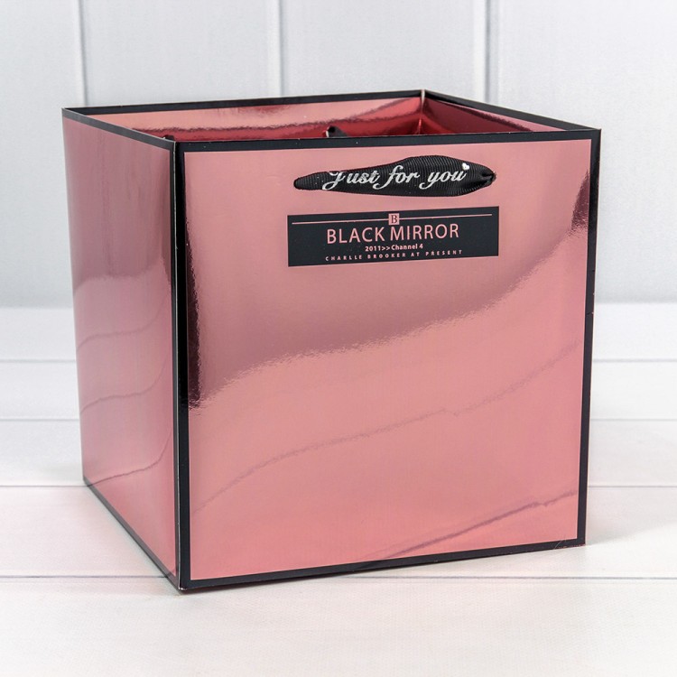 000185Q/1 Пакет подарочный сборный Бронзовый 18*18*18 240г 1/10 1/240