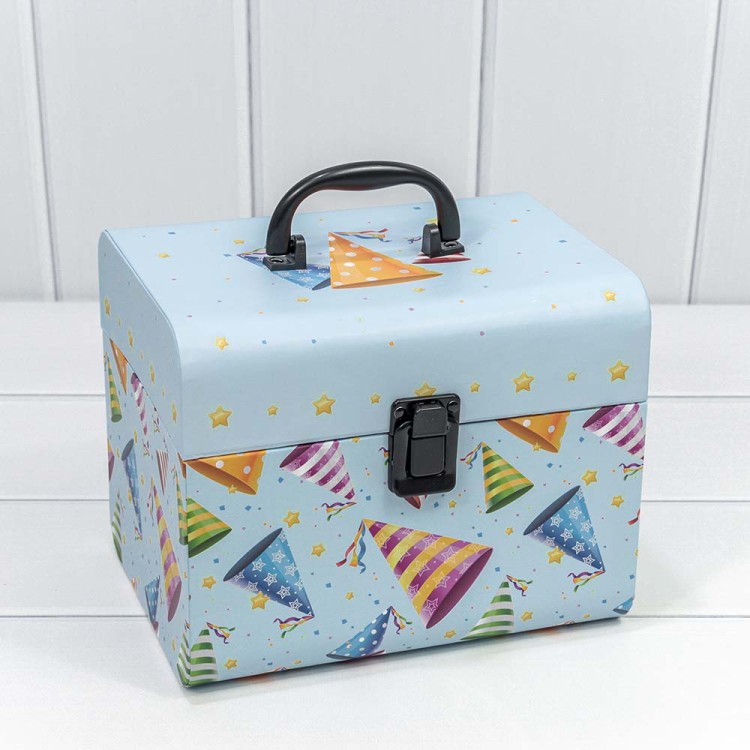 7202910/1 Коробки "Чемодан" Набор 1/2 22*17*17,8 Голубой 1/18