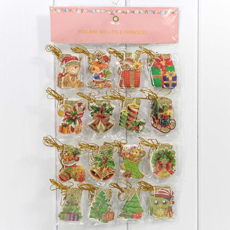 1130/1 Открытки Набор "Новый год" (микс 01) 6,4*5,8 1/128 1/36