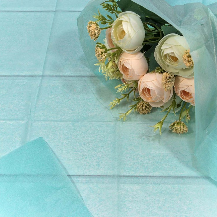 000100/20 Бумага в листах "Тишью" 50*66 (10 шт.) Голубой 1/250 