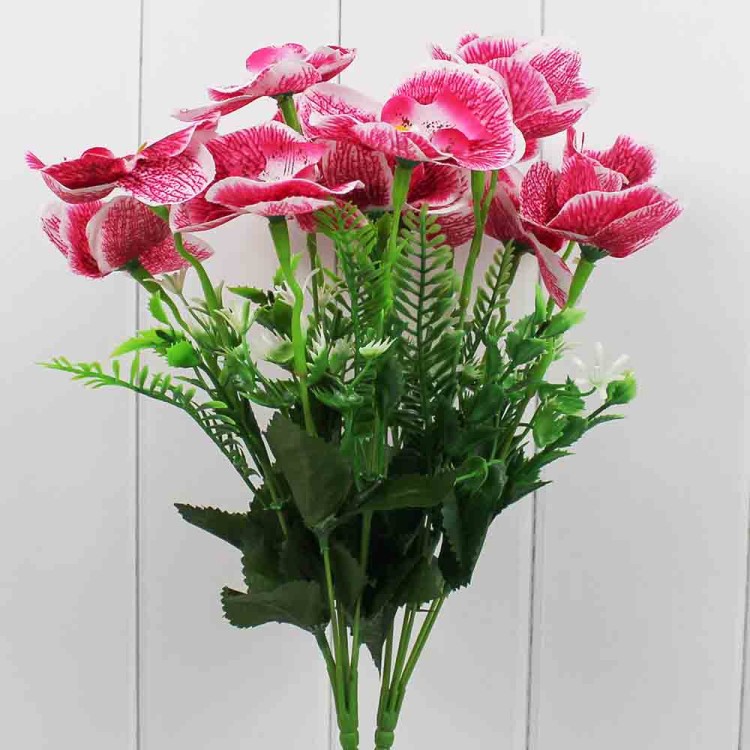 303-02-1706к1200/02 Искусственные цветы фуксия Орхидеи 35 см 1/2 