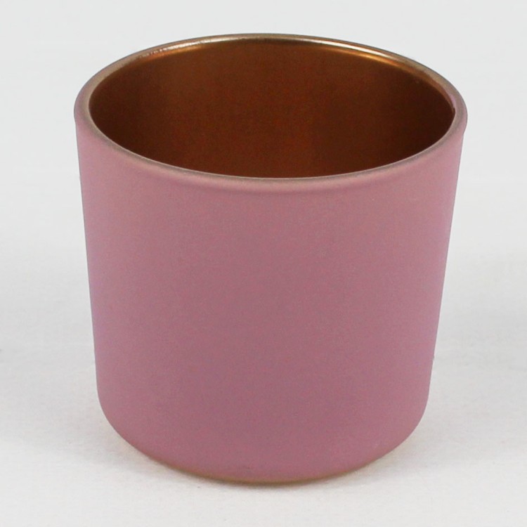 2712401462 ЗОЛОТО_7 ДЭЙ Подсвечник декоративный малый из стекла