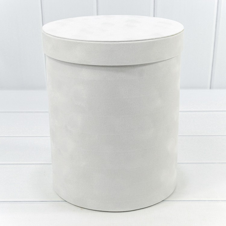 720952/3 Коробки Цилиндр Набор 1/6 21*25,5 "Бархатный" Белый 1/6