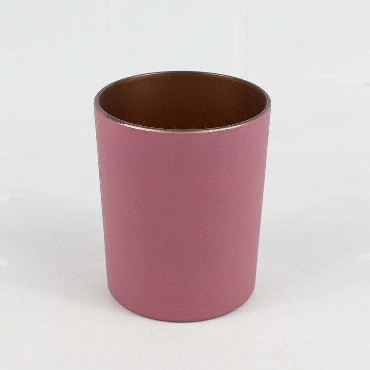 2712401021 ЗОЛОТО_7 Подсвечник из стекла декорированный "Гладкий"