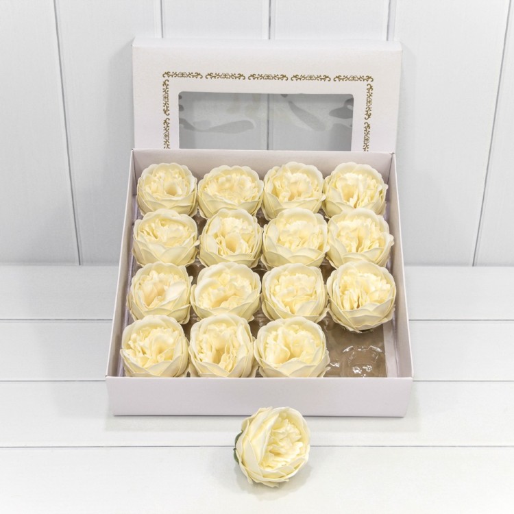 420059/19 Декоративный цветок-мыло "Пион" Шампань 8*8 16шт. 1/20 420059/19 Декоративный цветок-мыло "Пион" Шампань 8*8 16шт. 1/20