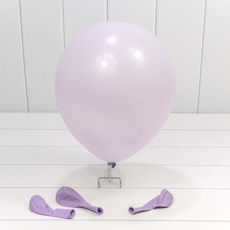 14400/6 Шарики воздушные из латекса "Макарун" 12"/30см (100 шт.) 2,8г Сиреневый 1/60