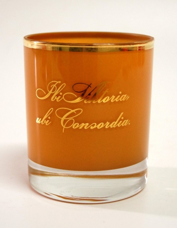 2711791021 ПЕСОЧНЫЙ ГЛЯНЕЦ. Золотая отводка Подсвечник из стекла с декором "Гладкий" 2711791021 ПЕСОЧНЫЙ ГЛЯНЕЦ. Золотая отводка Подсвечник из стекла с декором "Гладкий"