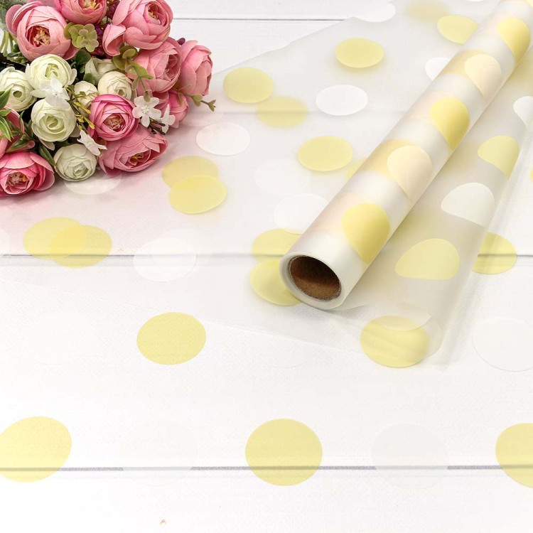 001371/10 Плёнка 0,58*10м прозрачная "Горох" Жёлтый 1/30 001371/10 Плёнка 0,58*10м прозрачная "Горох" Жёлтый 1/30