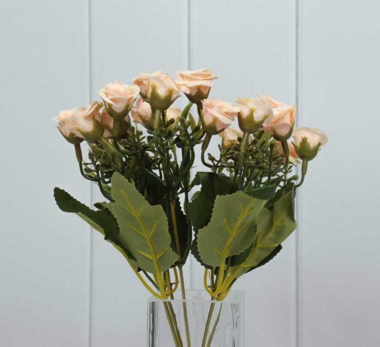 303-10-300/199 Искусственные цветы Розы Бежевый 30см 1/1 