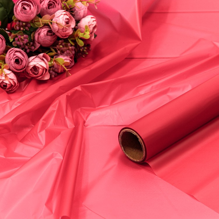 1665/192 Плёнка 0,58*10м ламинированная "Тишью" 23мкм Малиновый 1/30 1665/192 Плёнка 0,58*10м ламинированная "Тишью" 23мкм Малиновый 1/30