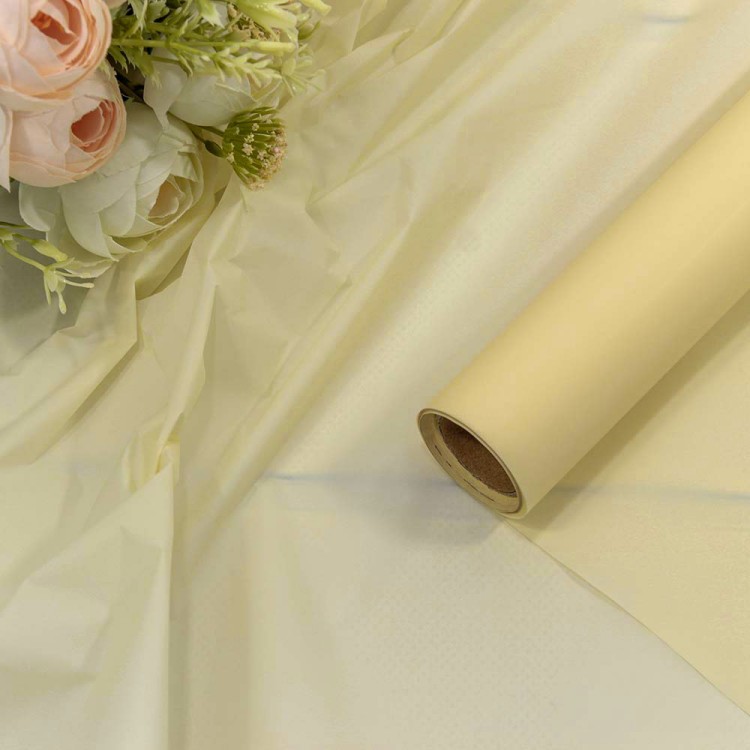 1665/7499 Плёнка 0,58*10м ламинированная "Тишью" 23мкм Бежевый 1/30 1665/7499 Плёнка 0,58*10м ламинированная "Тишью" 23мкм Бежевый 1/30