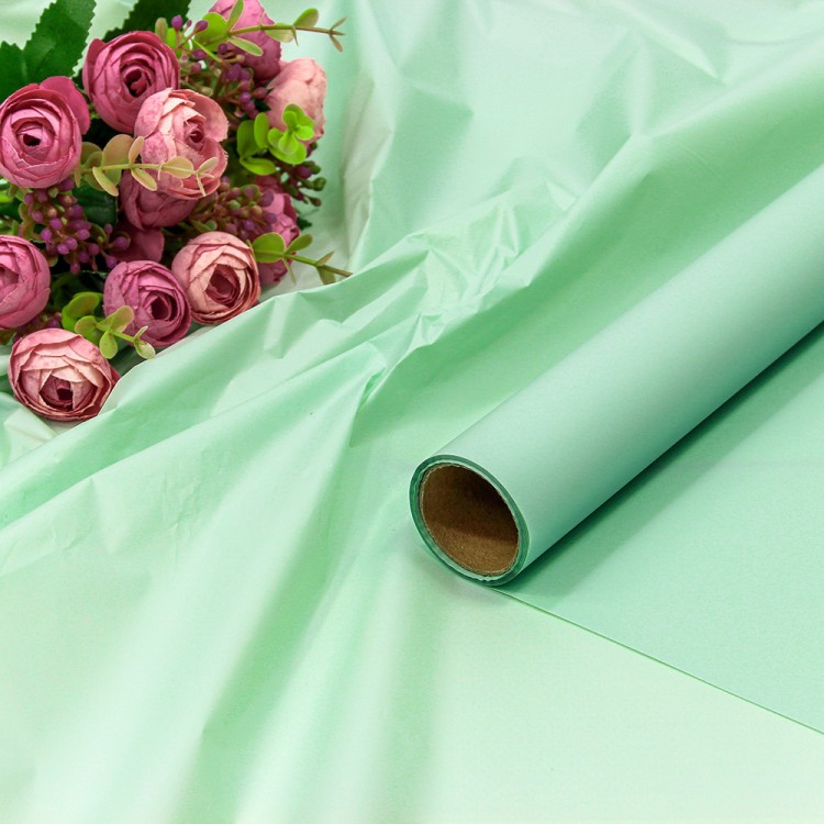 1665/331 Плёнка 0,58*10м ламинированная "Тишью" 23мкм Магическая мята 1/30 1665/331 Плёнка 0,58*10м ламинированная "Тишью" 23мкм Магическая мята 1/30