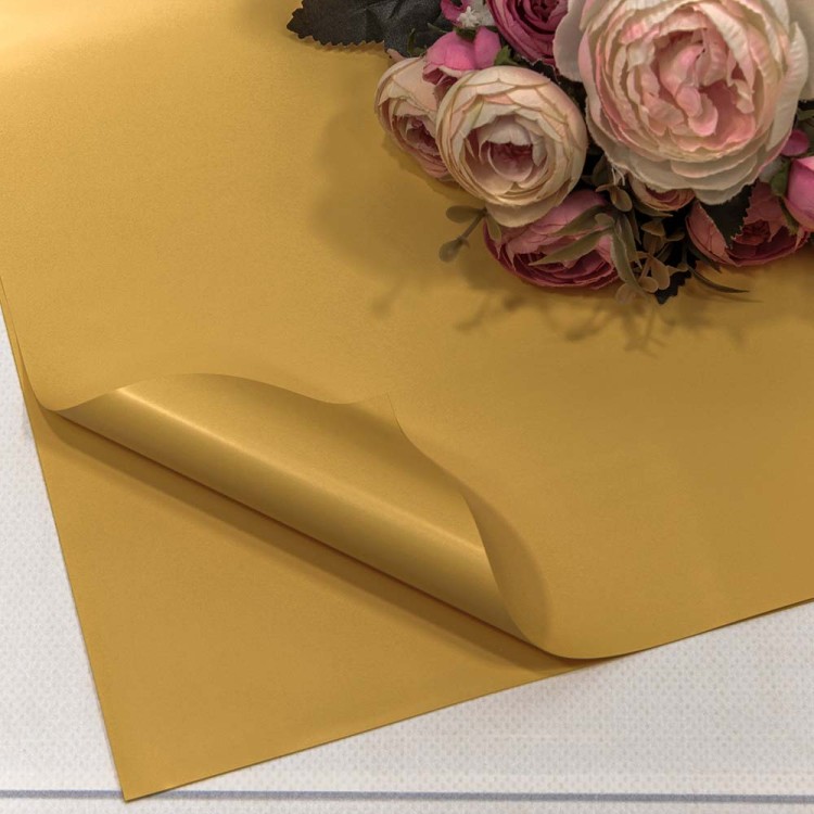 001385/114 Плёнка в листах 58*58 (20 шт.) матовая 40мкм Тёмно-жёлтый 1/100 001385/114 Плёнка в листах 58*58 (20 шт.) матовая 40мкм Тёмно-жёлтый 1/100