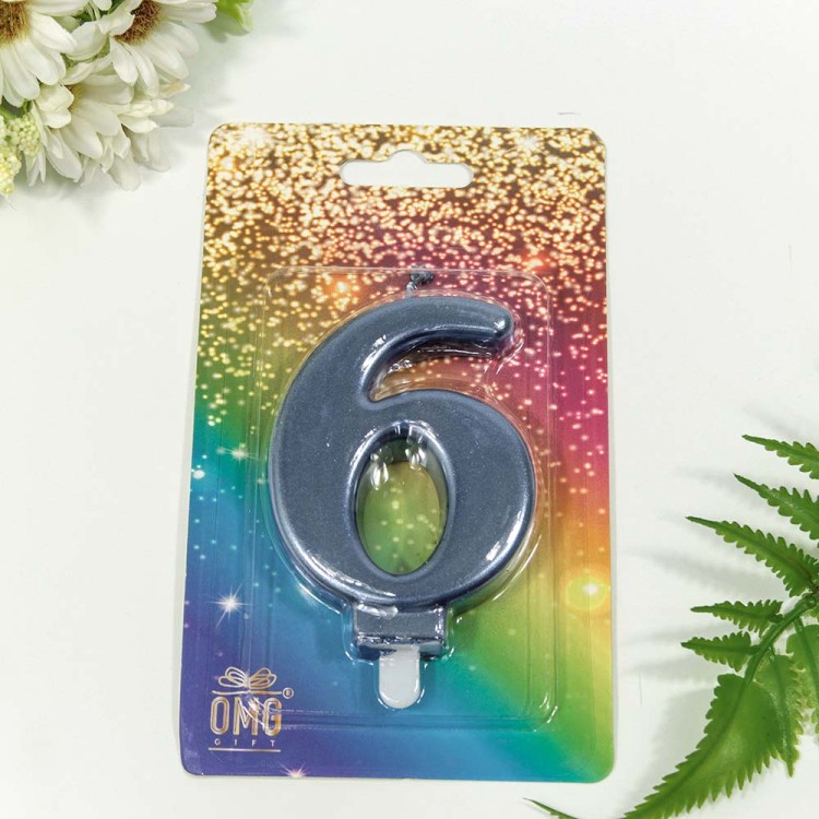 20010-74/6 Свеча для торта Цифра 6 "Гигант" 8см Синий 1/12 1/288 20010-74/6 Свеча для торта Цифра 6 "Гигант" 8см Синий 1/12 1/288