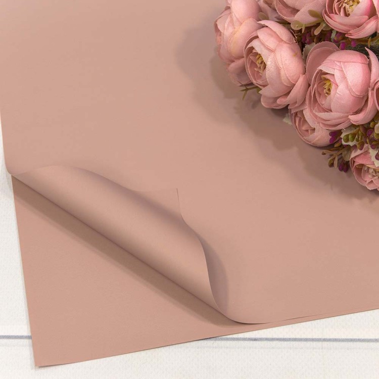 1698/6029 Плёнка в листах 60*60 (20 шт.) матовая "Корейская" 55мкм Розовато-серый-6029 1/60 1698/6029 Плёнка в листах 60*60 (20 шт.) матовая "Корейская" 55мкм Розовато-серый-6029 1/60