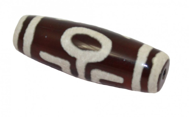 DZ110 Дзи большой человек (сердолик) 45*16 мм