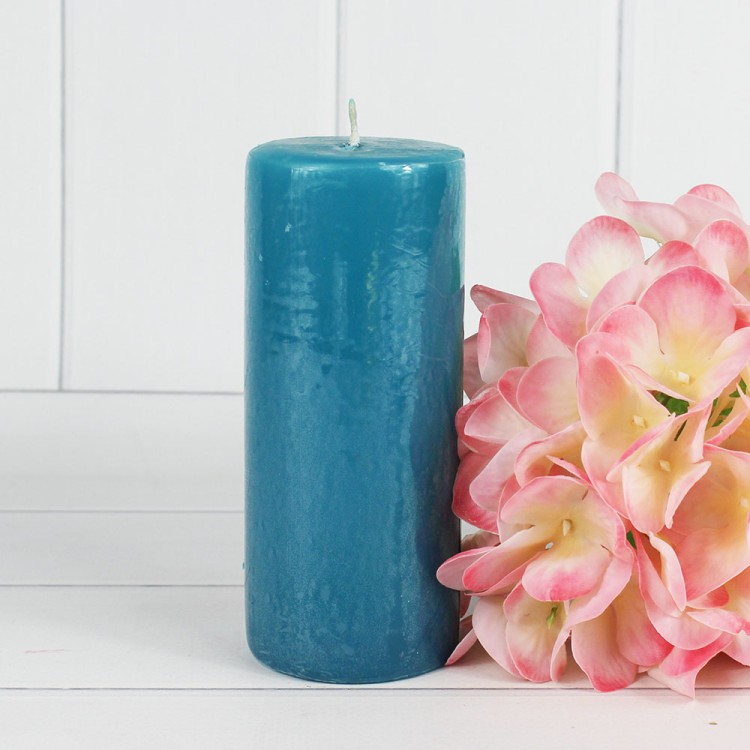 1380440200 Цилиндр 50 Н200 свеча парафиновая, бирюза, шт