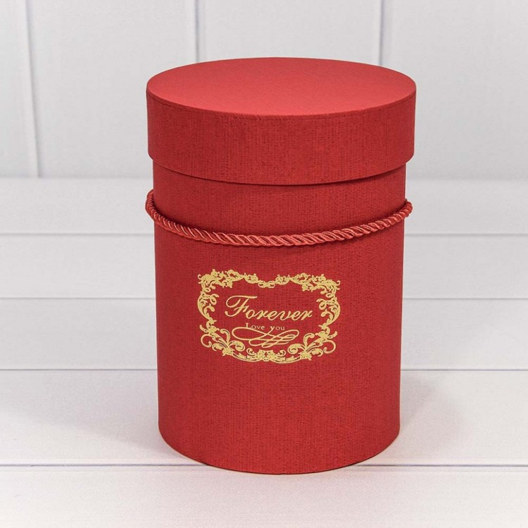 7212018/0032 Коробки Цилиндр Набор 1/2 14*19 "Forever" Красный 1/24