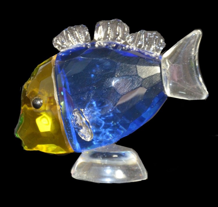 ХН58-4 Рыба из хрусталя (цветная) в ассортименте