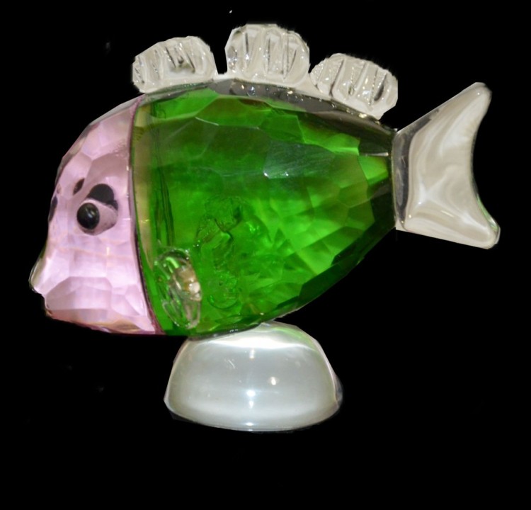 ХН58-4 Рыба из хрусталя (цветная) в ассортименте