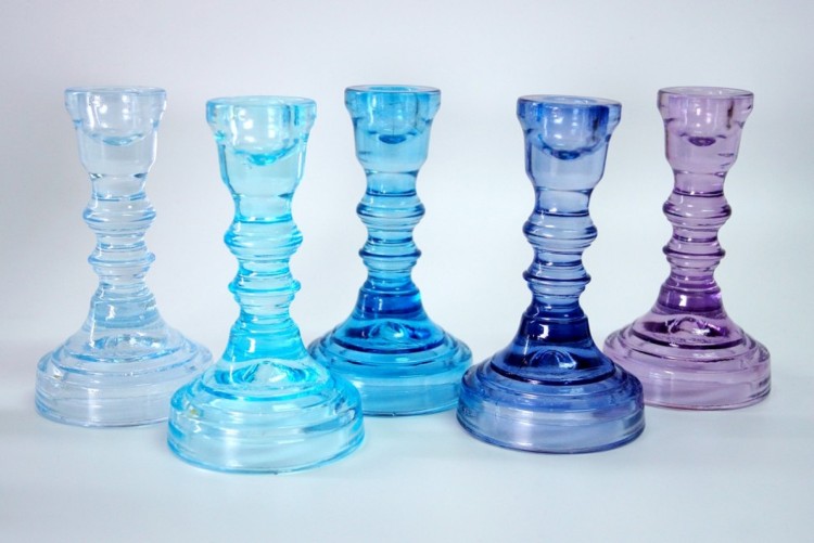 1424-микс КРИСТОФФ-2 Подсвечник для столовых свечей средний цветной микс 1424-микс КРИСТОФФ-2 Подсвечник для столовых свечей средний цветной микс