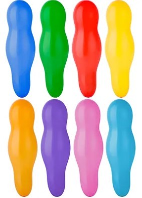 1106-0021 Шар фигура Кукла 100шт 1106-0021 Шар фигура Кукла 100шт