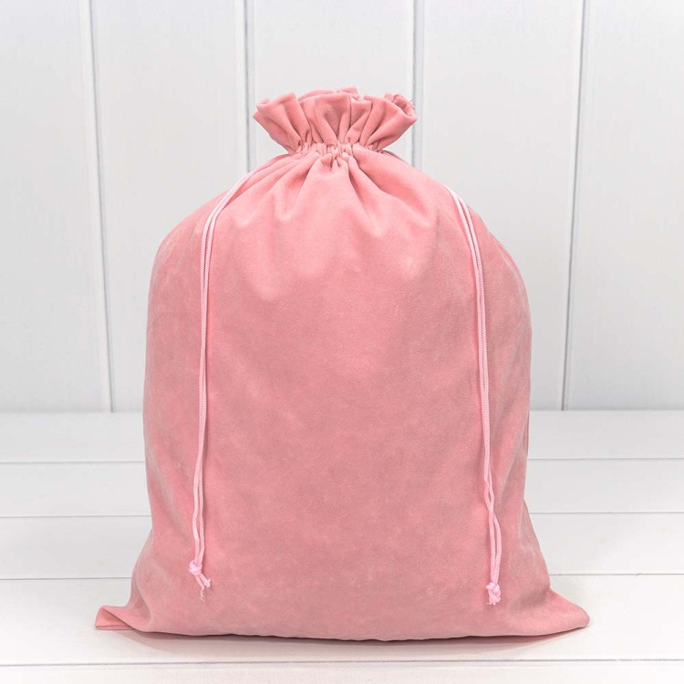 000811A/21 Мешочки бархатные 30*40 Розовый 1/20 1/300