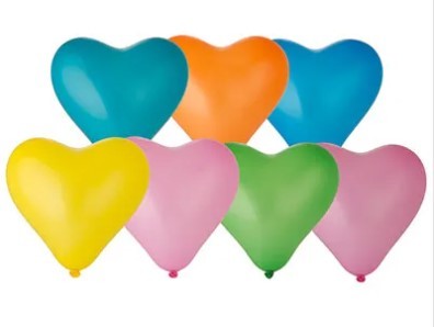 1105-0147 Шары Сердце 44см Пастель ассорти 25шт 1105-0147 Шары Сердце 44см Пастель ассорти 25шт
