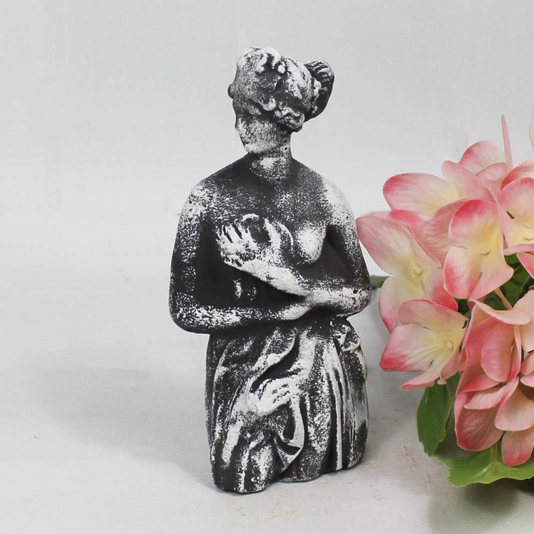 1008260002 АСПАСИЯ Фигурка интерьерная из гипса, scandik H-155мм D-70мм