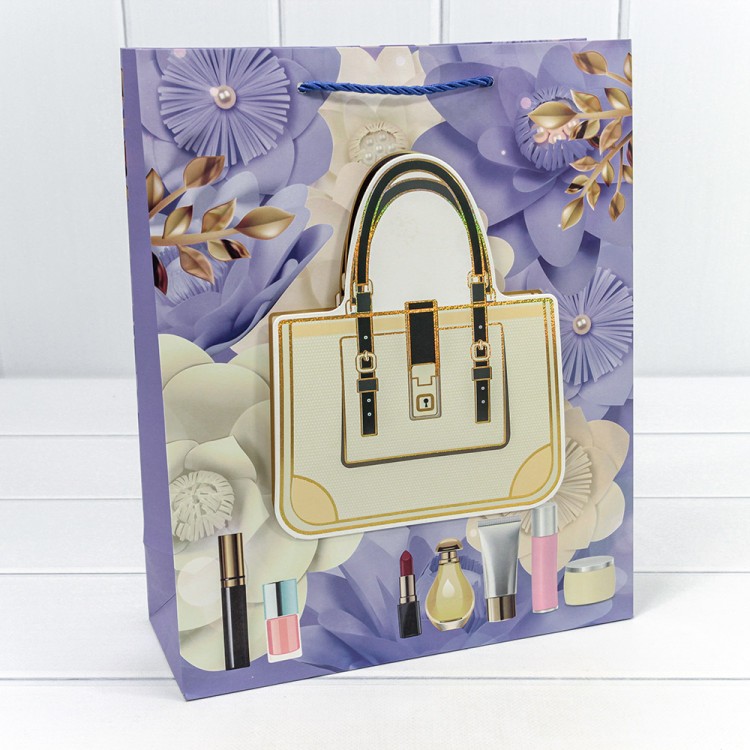 000318A Пакет подарочный с 3D аппликацией "Детский" (микс 318) 30*41,5*12 210г 1/20 1/120