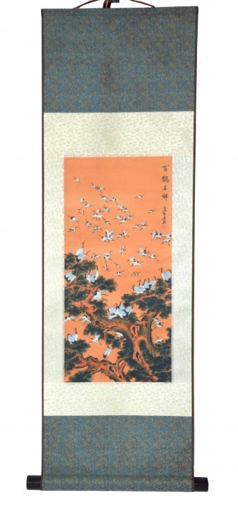 888102-14 Панно "Аисты" 34,5х96 см