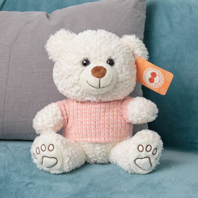 JX502716214B Мягкая игрушка Мишка в розовой кофте размер 27см Бежевый JX502716214B Мягкая игрушка Мишка в розовой кофте размер 27см Бежевый