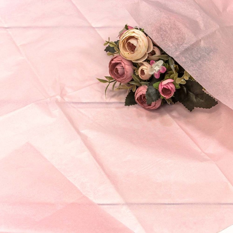 000100/2 Бумага в листах "Тишью" 50*66 (10 шт.) Розовый 1/250