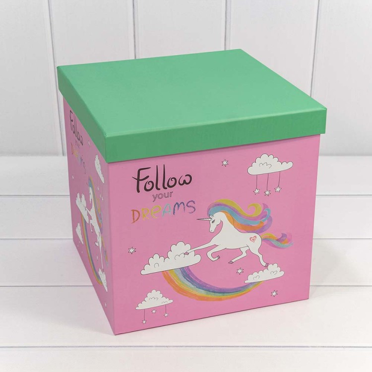 721601/1400 Коробки Куб Набор 1/10 26,5*26,5*26,5 "Единорог" 1/4