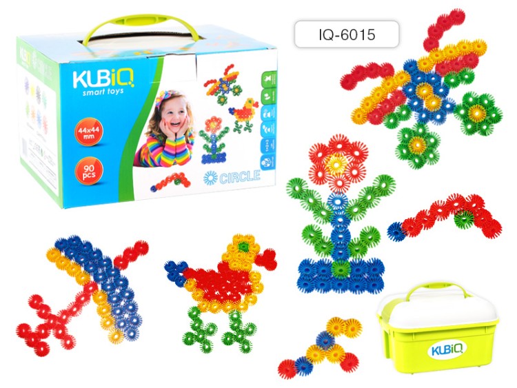 IQ-6015 Конструктор пластиковый CIRCLE, 90 деталей IQ-6015 Конструктор пластиковый CIRCLE, 90 деталей