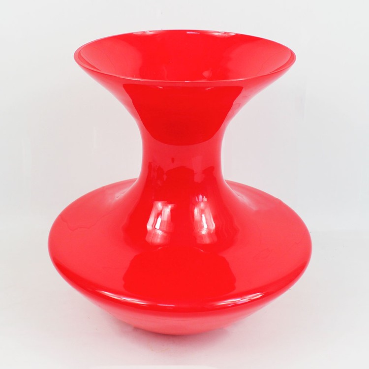 2700012291 Пять вечеров-алый глянцевый Алекс-2 Ваза декоративная средняя H-300мм D-300мм (6,3 л)