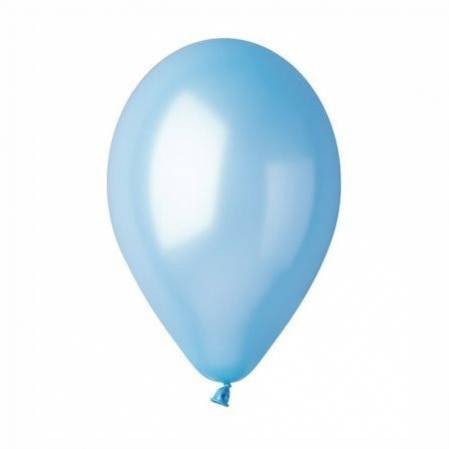 1102-0438 Шарики воздушные из латекса 5"/35 Металлик Light Blue (100 шт.) 1102-0438 Шарики воздушные из латекса 5"/35 Металлик Light Blue (100 шт.)