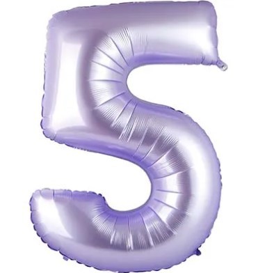 1207-5746 Шар цифра "5", 102см Сатин Lilac 1207-5746 Шар цифра "5", 102см Сатин Lilac
