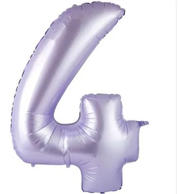 1207-5745 Шар цифра "4", 102см Сатин Lilac 1207-5745 Шар цифра "4", 102см Сатин Lilac