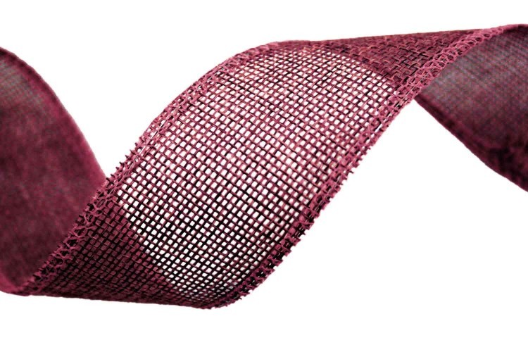 5511-40/19 Лента декоративная из искусственного льна с проволокой 4 см*25 ярд фиолетовый 1/60 5511-40/19 Лента декоративная из искусственного льна с проволокой 4 см*25 ярд фиолетовый 1/60