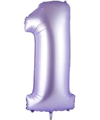 1207-5742 Шар цифра "1", 102см Сатин Lilac 1207-5742 Шар цифра "1", 102см Сатин Lilac