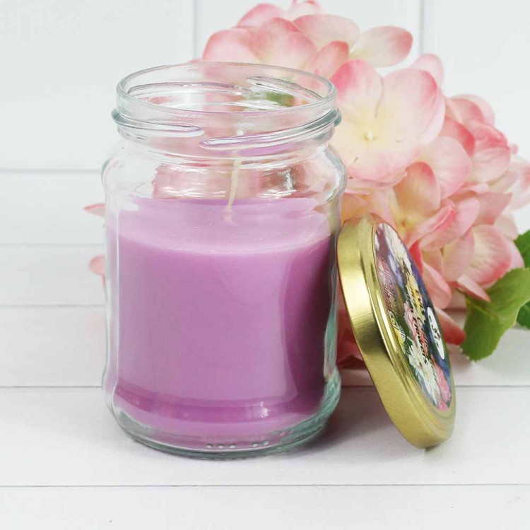 24009402501135 GARDEN FLOWERS Свеча ароматизированная в банке H-105мм D-67мм